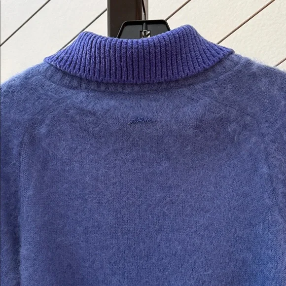Loewe Mohair Polo Sweater Blue Size S - Picture 8 of 15